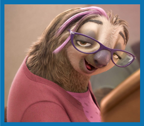 Personnages Disney O Priscilla Tripletoe Et Paresseux Zootopie